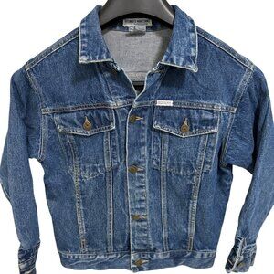 Vintage Georges Marciano Guess Denim Jean Jacket USA Made Girls 14